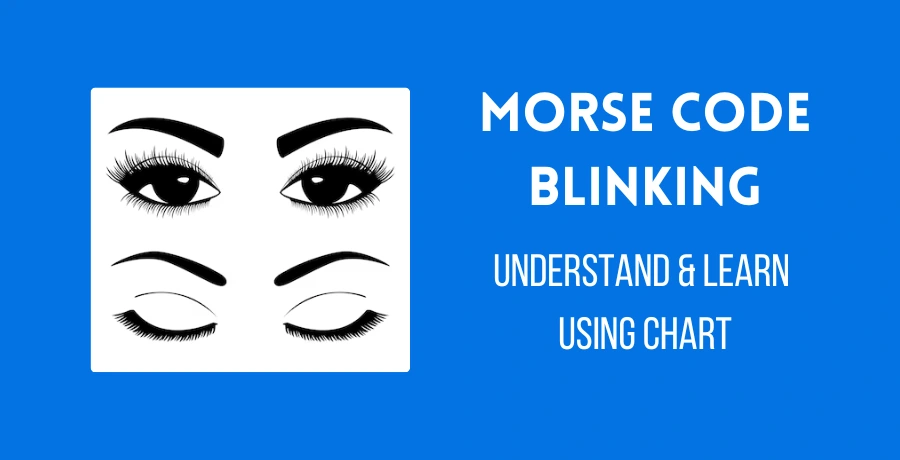 morse code blinking